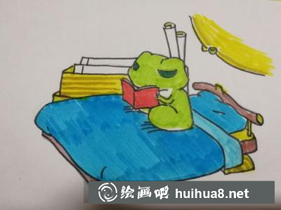 旅行青蛙的畫法