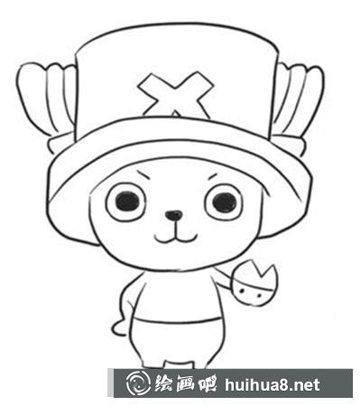 怎么畫喬巴的腿