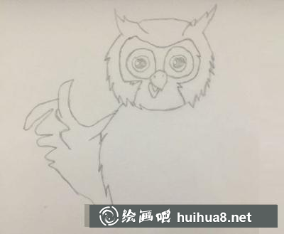 貓頭鷹的畫法