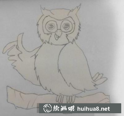 貓頭鷹的畫法