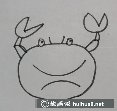 螃蟹的畫法