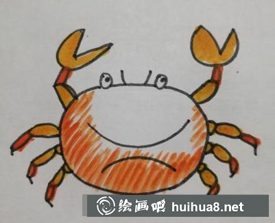 螃蟹的畫法