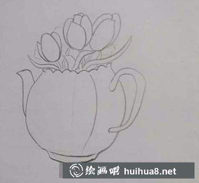 花瓶的畫法