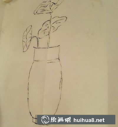 荷花的畫法