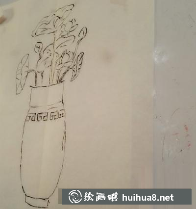 荷花的畫法