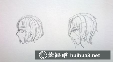 側臉的畫法