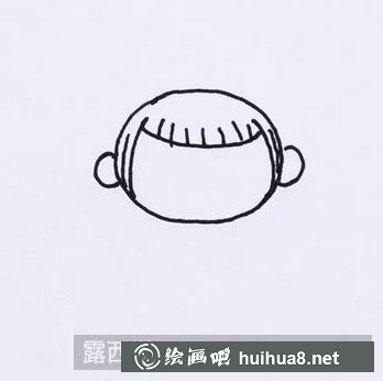 吃餃子兒童畫
