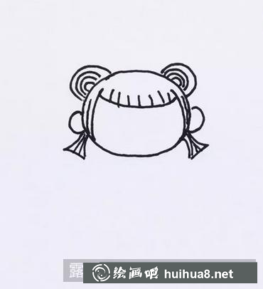 吃餃子兒童畫
