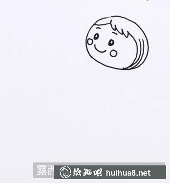 點燈籠兒童畫