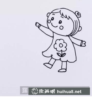 點燈籠兒童畫