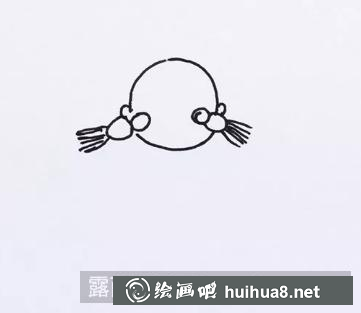 貼福字兒童畫