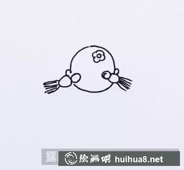 貼福字兒童畫