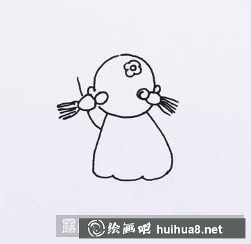 貼福字兒童畫