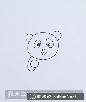 熊貓兒童畫 熊貓兒童畫