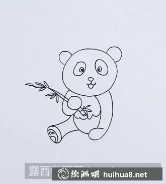 熊貓兒童畫 熊貓兒童畫