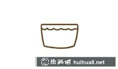 櫻桃蛋糕簡筆畫教程