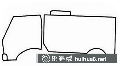 掃路車畫法