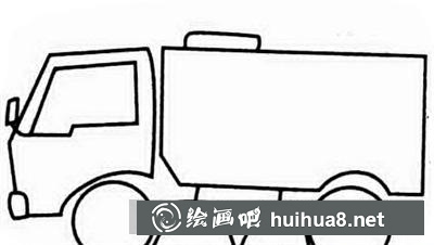 掃路車畫法