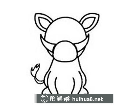 疣豬畫法