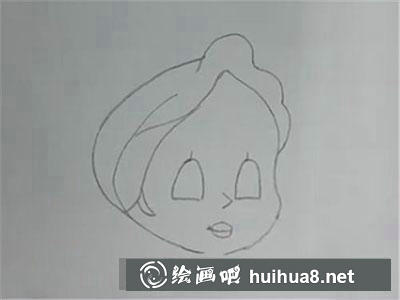 簡筆畫教程怎么畫圍裙媽媽