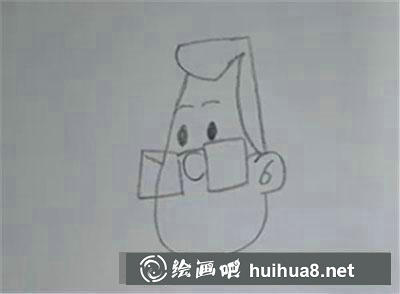 簡(jiǎn)筆畫教程怎么畫小頭爸爸