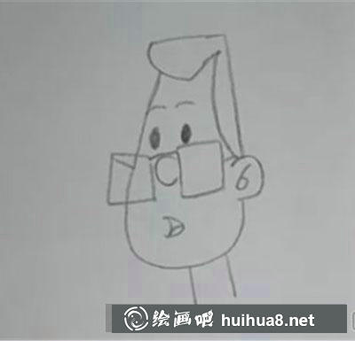 簡(jiǎn)筆畫教程怎么畫小頭爸爸