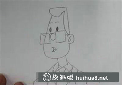 簡(jiǎn)筆畫教程怎么畫小頭爸爸