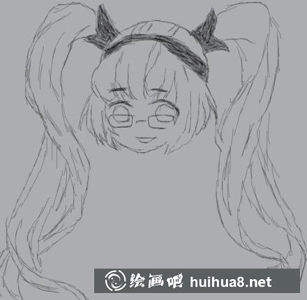 安琪拉眼鏡和五官