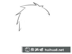 簡(jiǎn)筆畫教程抓龍蝦男孩繪制法