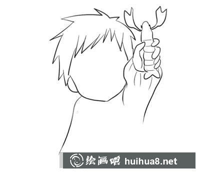 簡筆畫教程怎么畫抓龍蝦的男孩