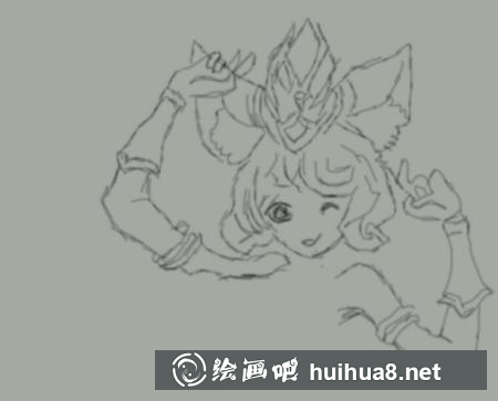 妲己右胳膊和右手