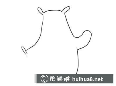 簡(jiǎn)筆畫(huà)教程怎么畫(huà)大熊與小熊
