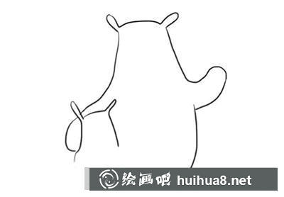 簡(jiǎn)筆畫(huà)教程怎么畫(huà)大熊與小熊