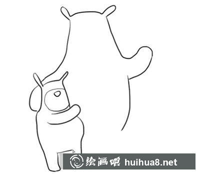 簡(jiǎn)筆畫(huà)教程怎么畫(huà)大熊與小熊
