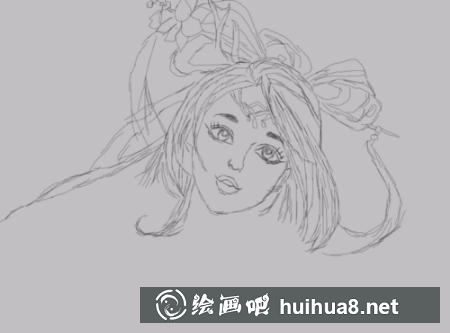 貂蟬的鼻子和嘴巴
