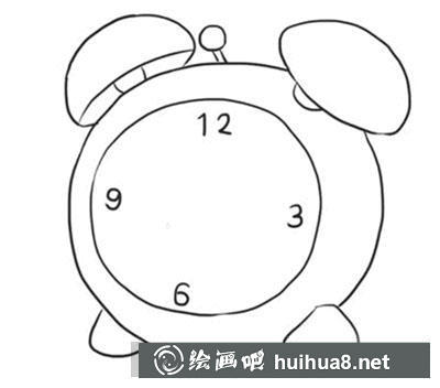 怎么畫鬧鐘