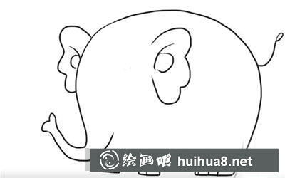 怎么畫(huà)大象的尾巴
