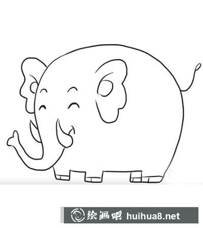 怎么畫(huà)大象的象牙
