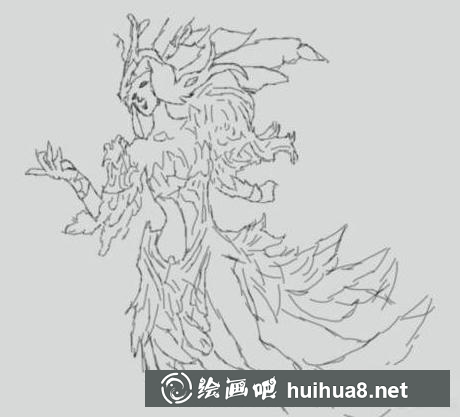 王昭君的畫法