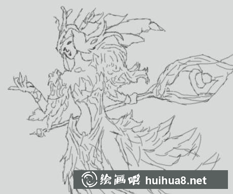 王昭君的畫法
