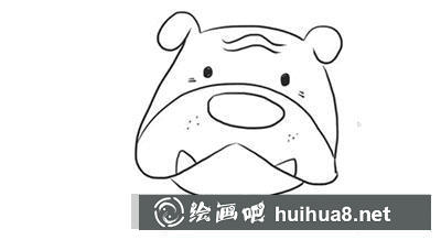 簡筆畫教程怎么畫惡霸犬