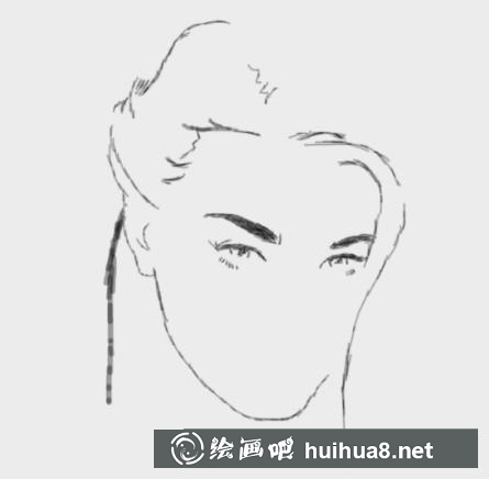 美女頭部的畫法