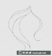 簡筆畫長發(fā)美女教程：輕松繪制動人形象