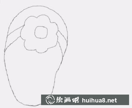 涼鞋的畫法