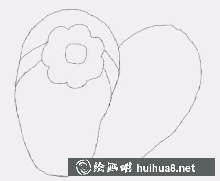 涼鞋的畫法