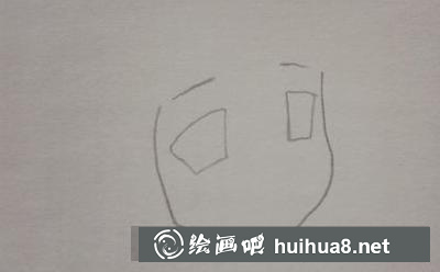 漫畫(huà)女孩眼睛和眉毛