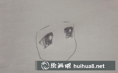 漫畫(huà)女孩眼睛高光