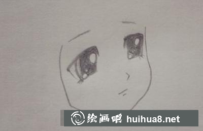 漫畫(huà)女孩鼻子和嘴巴