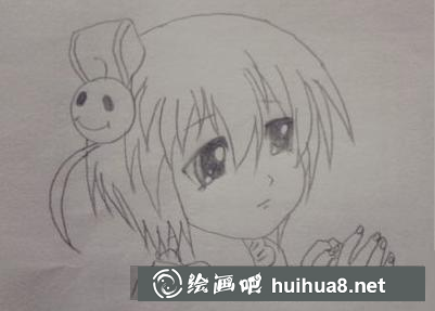 漫畫(huà)女孩脖子和肩膀