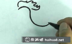 簡(jiǎn)筆畫大公雞步驟教程